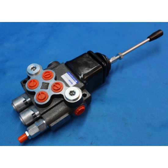 2 Spool Hydraulic Valve with Joystick 80 l/min (21GPM) double action