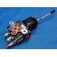 2 Spool Hydraulic Valve with Joystick 80 l/min (21GPM) double action