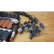 4 positions joystick 7 buttons + monoblock valve 5-spool hydraulic solenoid 80 l/min 13GPM 12VDC