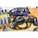 8 section valve with CANBUS Otto joysticks, 90l/min, 12/24 V with Scanreco radio controller