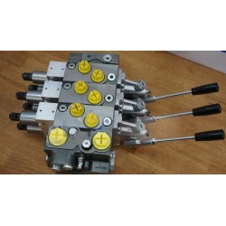 3 szekciós SPV full proporcionális vezérlőtömb, 20-120 L/perc, 12/24V