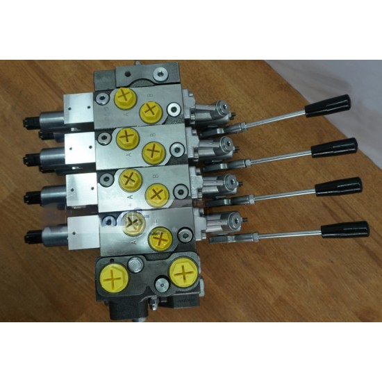 4 section SPV full proportional valve, 20-120 L/min, 12/24V