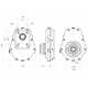 Hajtómű hidraulikus szivattyúval, 33cc, 67L/perc 2