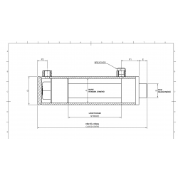 KPSD30X60X1200 egyirányú munkahenger (csapszegfuratok nélküli)