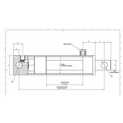 KPSC30X60X1000 egyirányú munkahenger