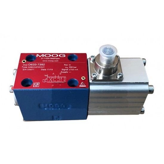 Moog D633-7392 / A08KO4F0HMY proporcionális szelep Moog D633-7392 / A08KO4F0HMY proporcionális szelep