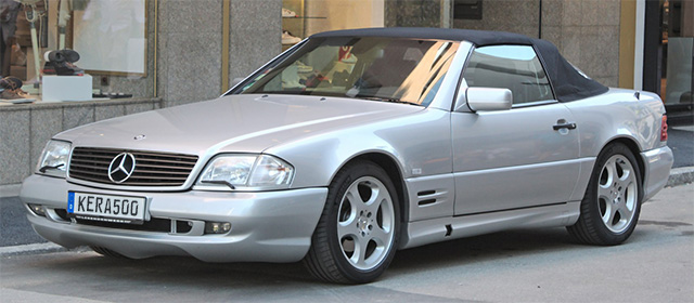SL Mercedes kabrió