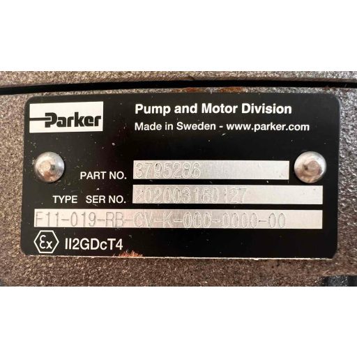 Parker F11-019-RB-CV-K-000-0000-00 axiáldugattyús szivattyú