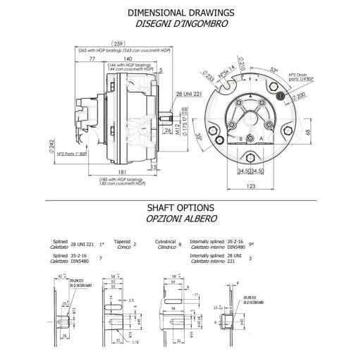 SAI GM1 radiális motor