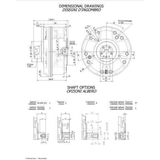 SAI GM05 radiális motor