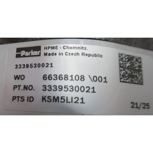 Parker No. 3339530021 Tripla hidraulikus fogaskerékszivattyú
