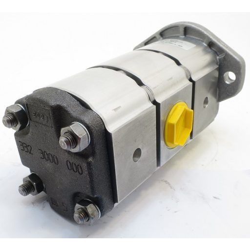 Parker 3349131057 háromszoros hidraulikus fogaskerék-szivattyú JCB munkagépekhez