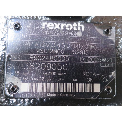 Bosch Rexroth hidraulikus dugattyús szivattyú R902480005